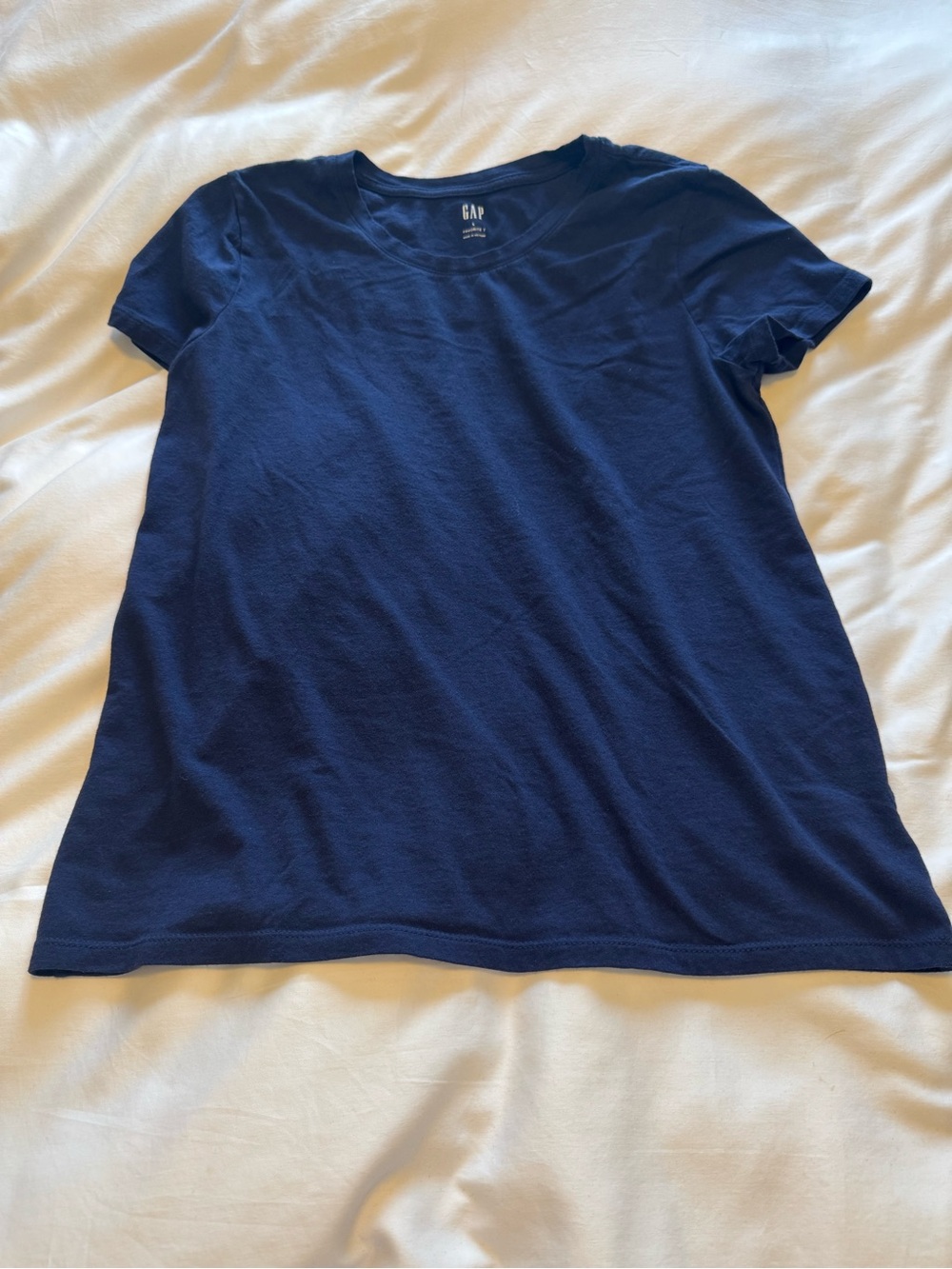 GAP Women’s Navy Short-Sleeve Crew Favorite Tee